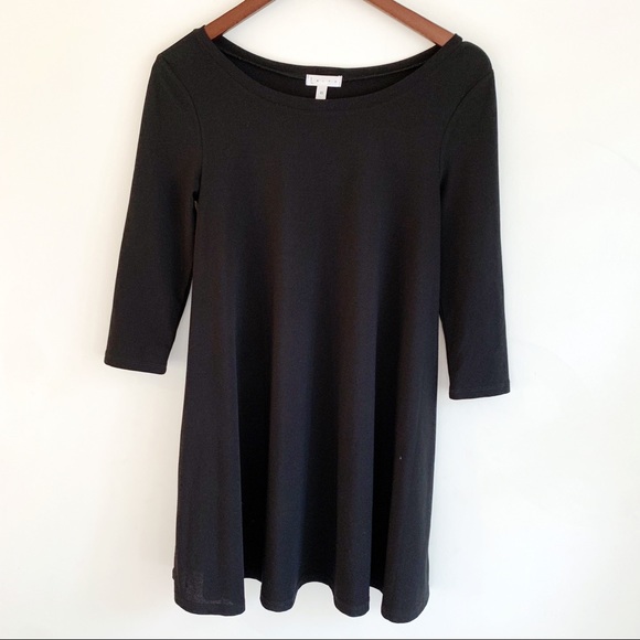 Leith | Crepe Black Trapeze Dress Size XS - Picture 4 of 8